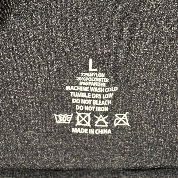 Contour Seamless Leggings- Dark Grey- Large - Picture 3 of 5